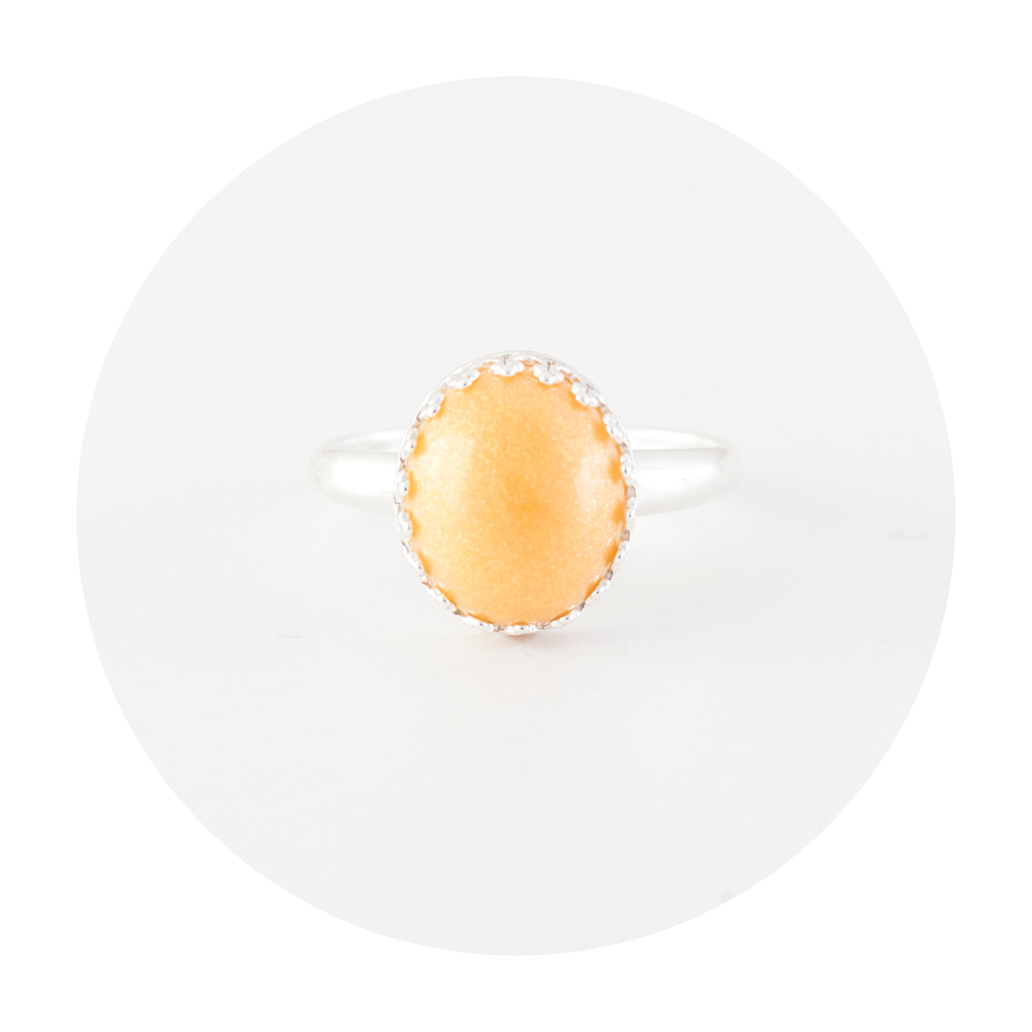 Violet Breastmilk Keepsake Ring