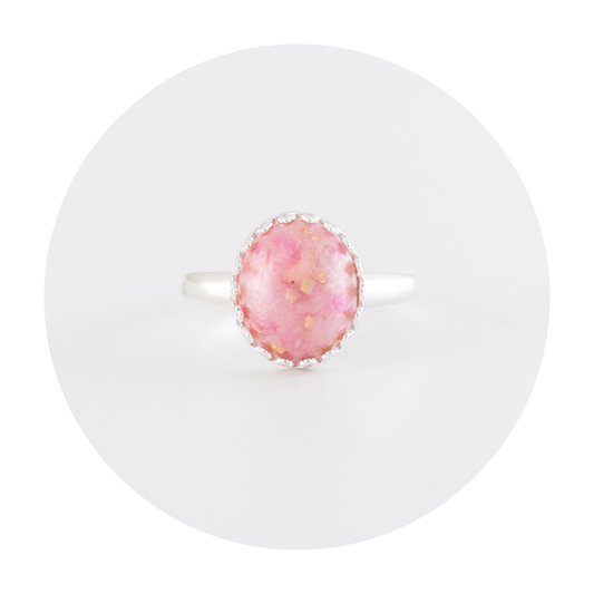 Violet Breastmilk Keepsake Ring