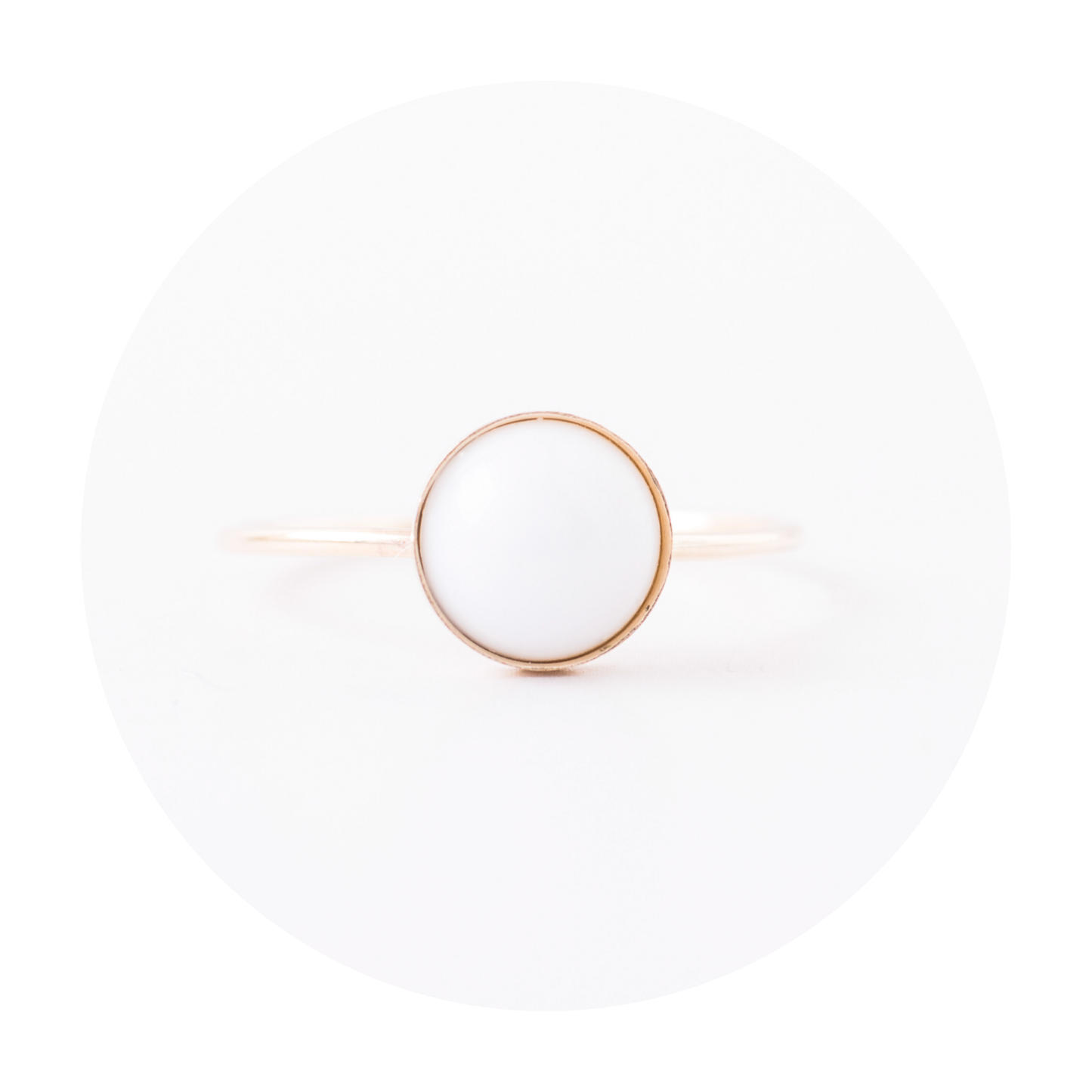 Circle Gold Keepsake Ring