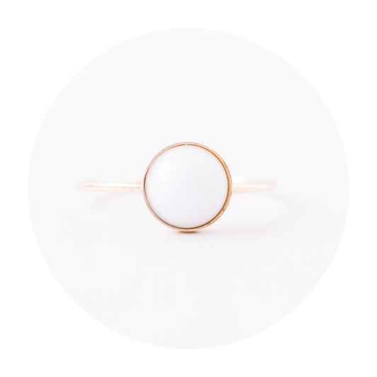 Circle Gold Keepsake Ring