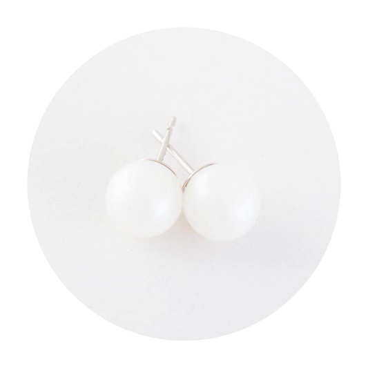 Breastmilk Pearl Stud Earrings